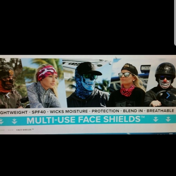 SA Blackout Flag Tubular bandana face & sun shield - Picture 5 of 7